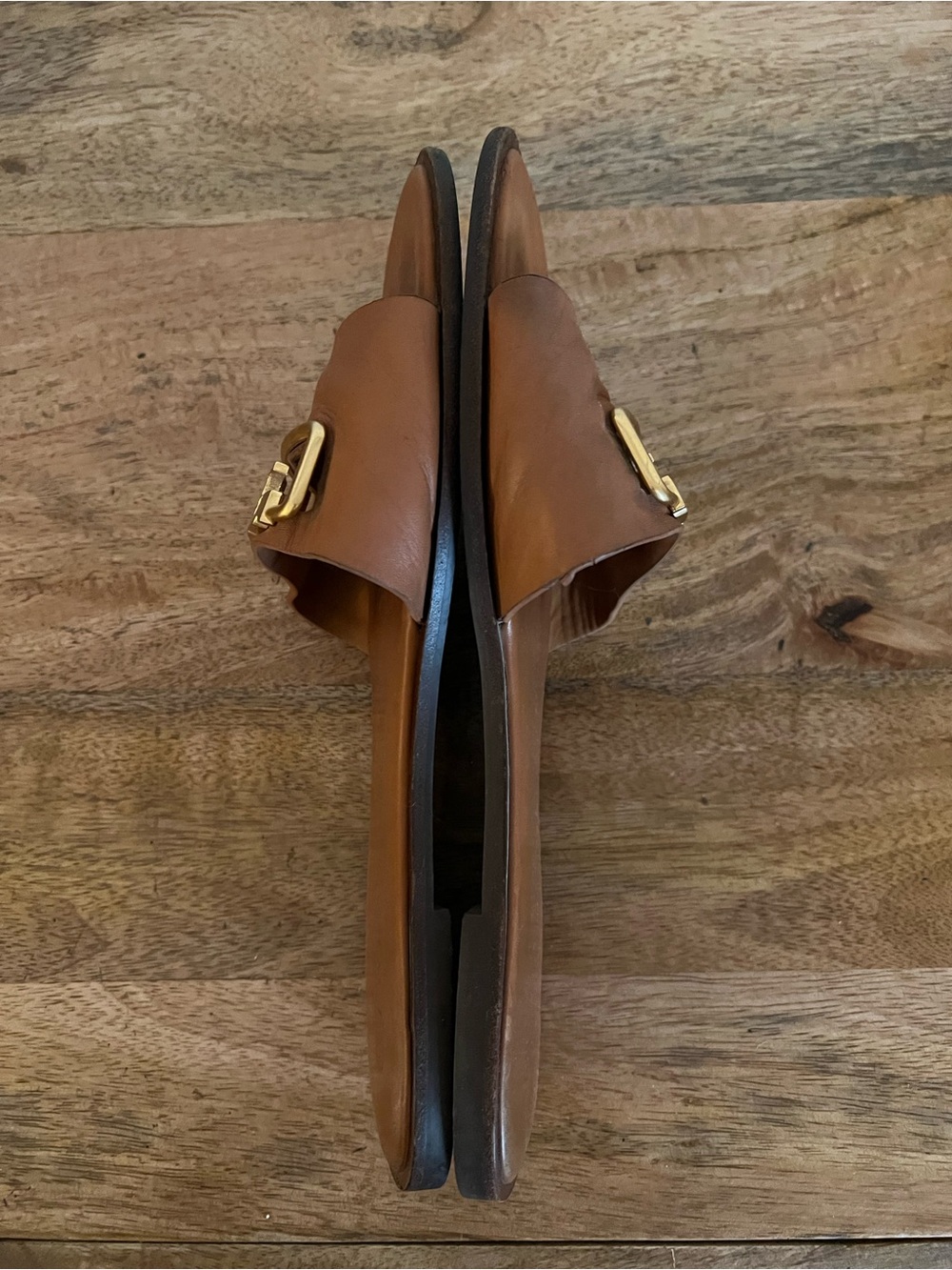Tory Burch Selby Leather Slide Sandal Size 10 M - Picture 6 of 14